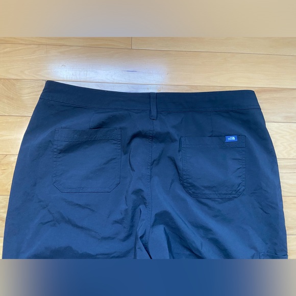 North Face Pants Womens 16 Black Roll Up Waterproof Outdoor Hiking - Picture 6 of 13